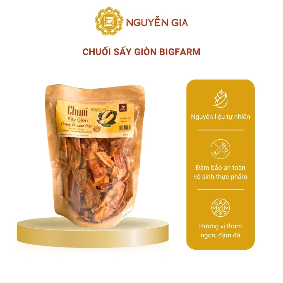 Chuối Sấy Giòn Bigfarm 300g NGDAV026