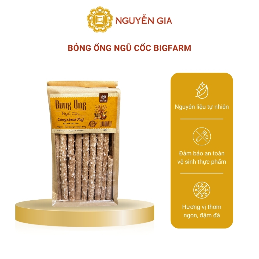 Bỏng Ống Ngũ Cốc Bigfarm 250g / 450g NGDAV046