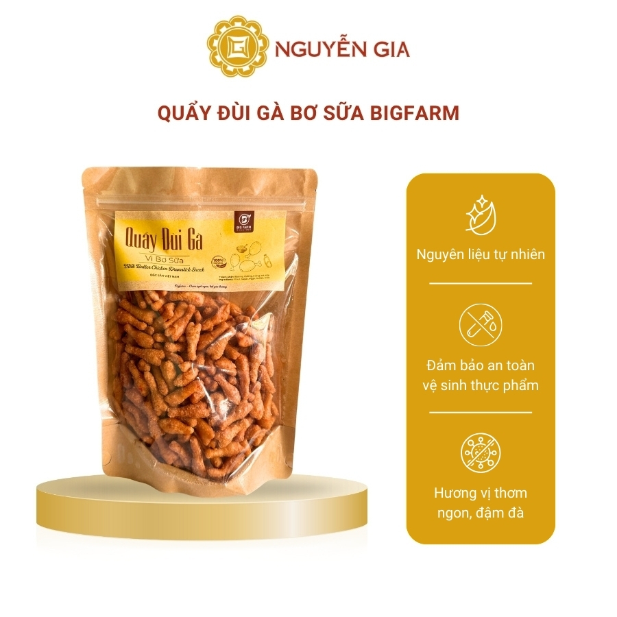 Quẩy Đùi Gà Bơ Sữa Bigfarm 350g NGDAV045