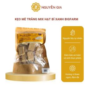 Kẹo Mè Trắng Mix Hạt Bí Xanh Bigfarm 300g NGDAV086