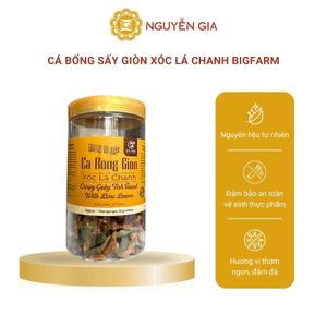 Cá Bống Sấy Giòn Xóc Lá Chanh Bigfarm 250g NGDAV013