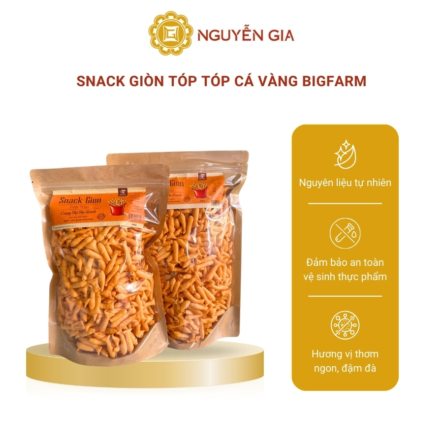 Snack Giòn Tóp Tóp Cá Vàng Bigfarm 200g / 300g / 400g NGDAV049 các size