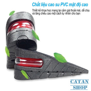 1 cặp lót giày tăng chiều cao nửa bàn / nguyên bàn có đệm khí êm ái, miệng lót giày độn từ 3 cm - 7 cm đủ kích cỡ