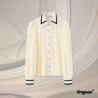 SƠ MI LÔNG XÙ MÀU ĐEN HOẠ TIẾT TINGOAN
