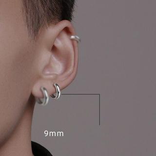 SNUOFO - Khuyên tai nam thời trang phong cách độc đáo khuyên tai đinh tán khuyên tai đinh tán khuyên tai vòng trơn