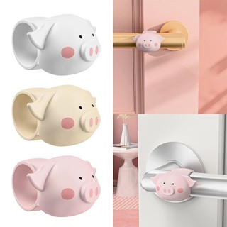 CHẶN CỬA CAO SU HÌNH HEO CON BỘ 3 | GIẢM TIẾNG ỒN CỬA ĐẬP, CHỐNG VA ĐẬP, BẢO VỆ TƯỜNG & TAY NẮM
