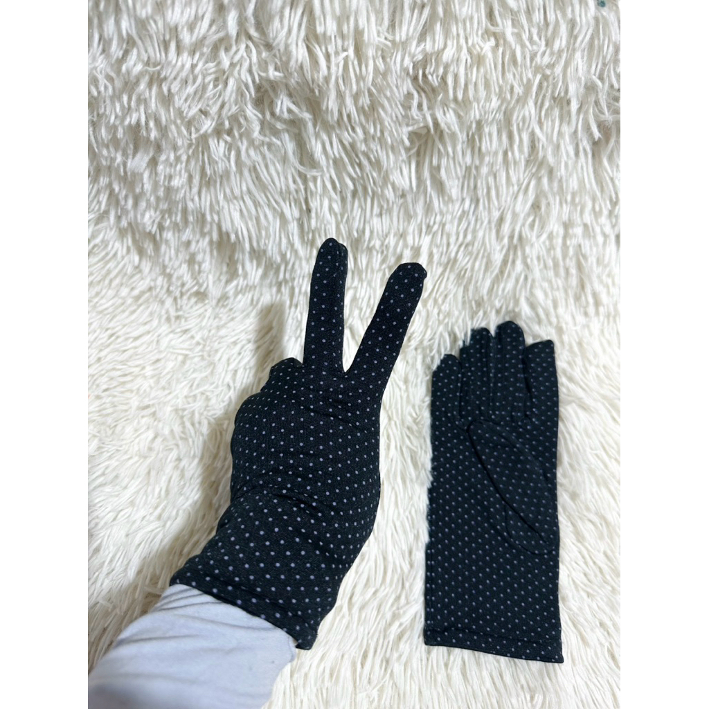 Bao tay nỉ lót lông chống nắng form ôm tay