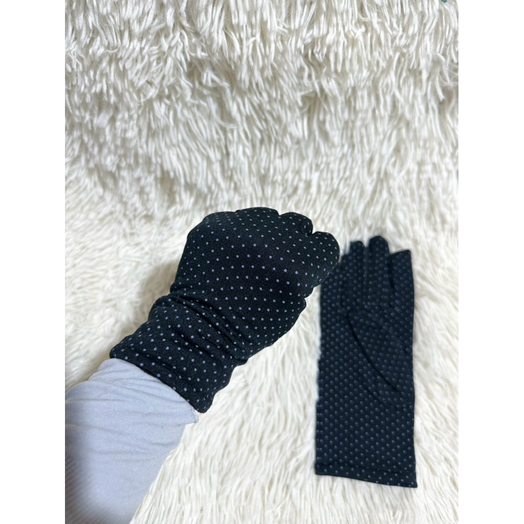 Bao tay nỉ lót lông chống nắng form ôm tay