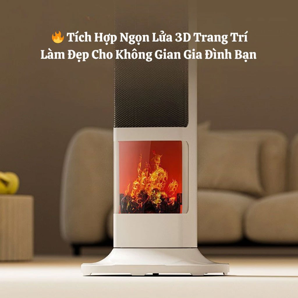 Quạt Sưởi Gốm Yangzi 2000W – Sưởi Ấm Nhanh, Tiết Kiệm Điện, Bảo Vệ Da (Bảo Hành 3 Năm)