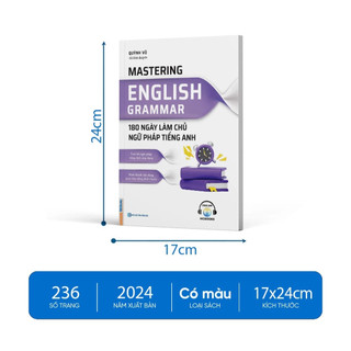 Sách - Mastering English - Làm chủ Ngữ pháp Tiếng Anh trong 180 ngày