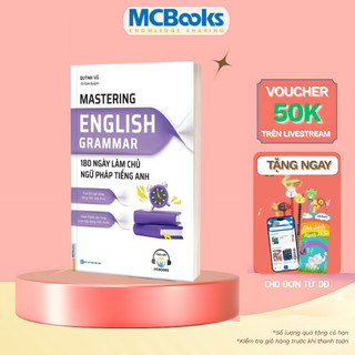 Sách - Mastering English - Làm chủ Ngữ pháp Tiếng Anh trong 180 ngày
