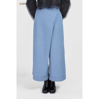 Quần Jean Nữ 𝐂𝐂𝐇𝐀𝐓 Dáng Suông Giả Váy Mica Basic Chất Liệu Cao Cấp 25GDJ2008ST