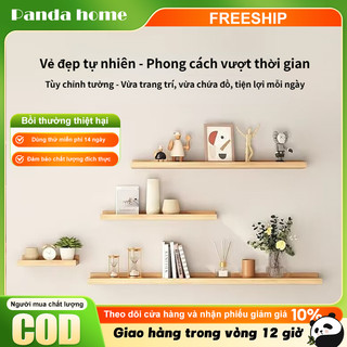 Kệ Treo trường gỗ giá treo tường không khoan Cho Phòng Khách Phòng Ngủ Nhà Bếp Không Hư Tường