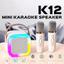 Loa Bluetooth Karaoke Mini Kèm 2 Micro Không Dây,Thiết Kế Nhỏ Gọn Tiện Dụng, Thay Đổi Giọng, Dễ Sử Dụng