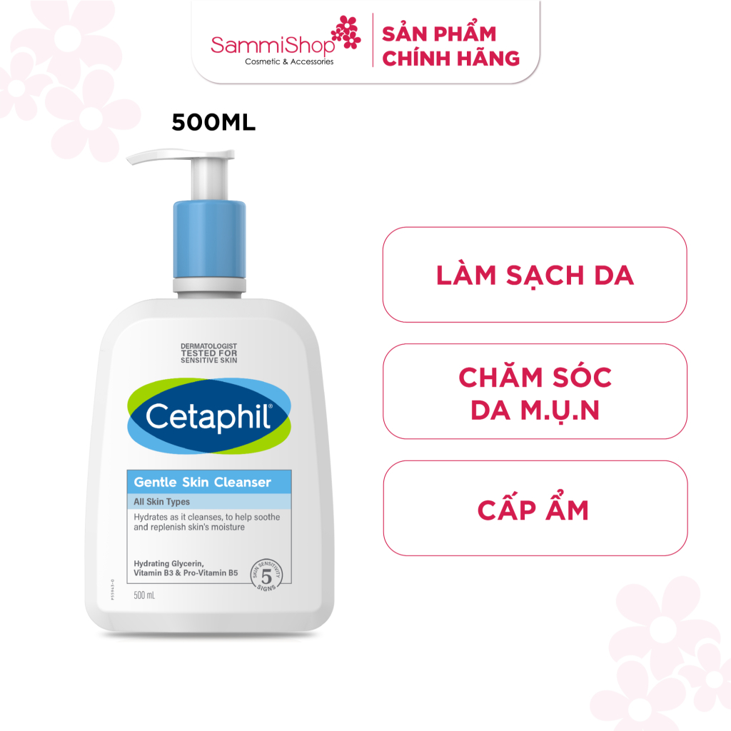 Thiết kế của Sữa Rửa Mặt Cetaphil Dịu Nhẹ