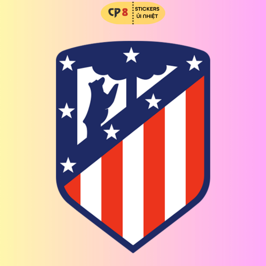 Bộ Hình In, Ủi Nhiệt Sticker Các CLB Bóng Đá La Liga 01 - CP8 PET Sticker