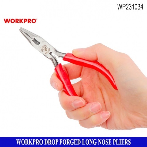 Kìm mini WORKPRO nhọn WP231034, kìm cắt WP231035, kìm điện WP231036, càng cua WP231037, mũi nhọn dài WP231038, WP231039
