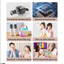 Loa Bluetooth Karaoke Mini Kèm 2 Micro Không Dây,Thiết Kế Nhỏ Gọn Tiện Dụng, Thay Đổi Giọng, Dễ Sử Dụng
