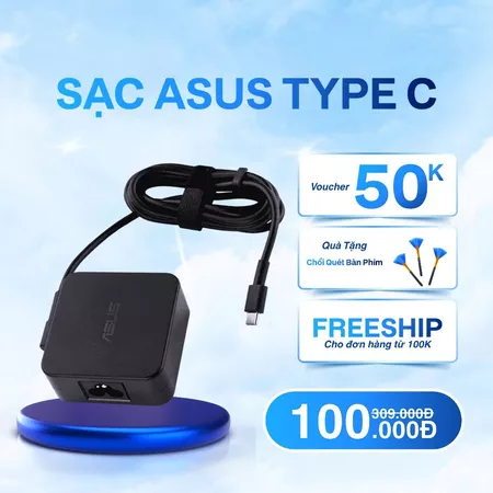 Sạc Asus 45W, 65W, 90W, Sạc ASUS Type C, Sạc ASUS Vivobook, Sạc ASUS Zenbook, Sạc ASUS Expert ProArt