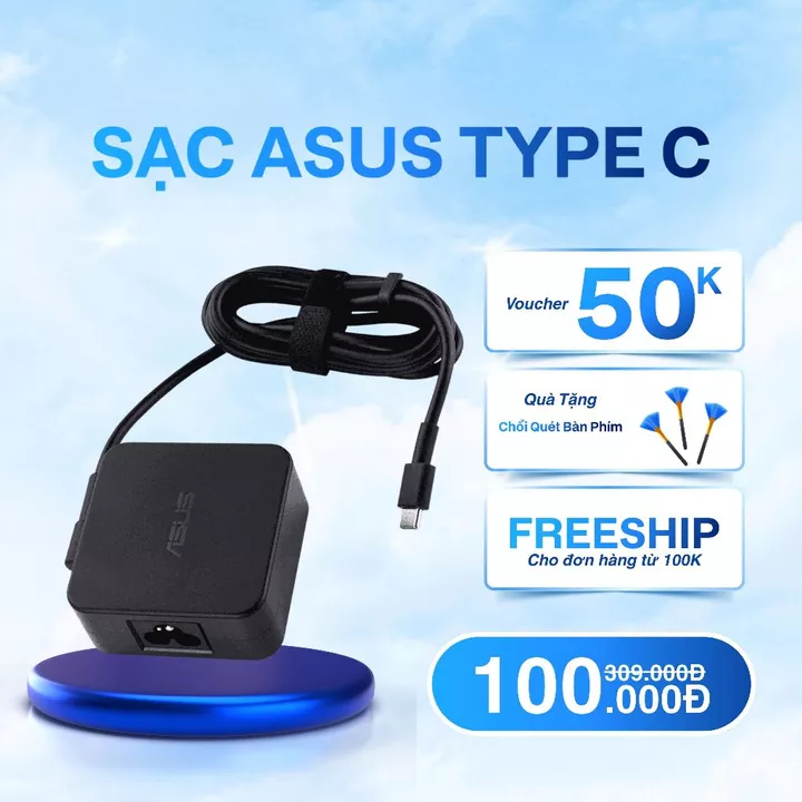 Sạc Asus 45W, 65W, 90W, Sạc ASUS Type C, Sạc ASUS Vivobook, Sạc ASUS Zenbook, Sạc ASUS Expert ProArt