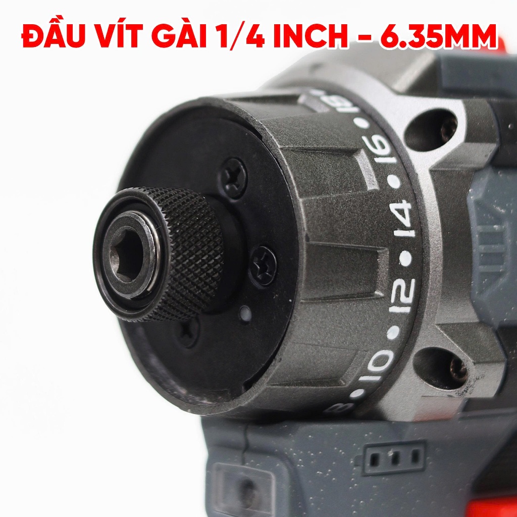 [MỚI VỀ] Máy Chuyên Vít WORKFIX WF-SD55PRO, Đầu Gài 1/4 inch  Lực 55N, 20 Cấp Trượt, Ngậm Vít Nhanh