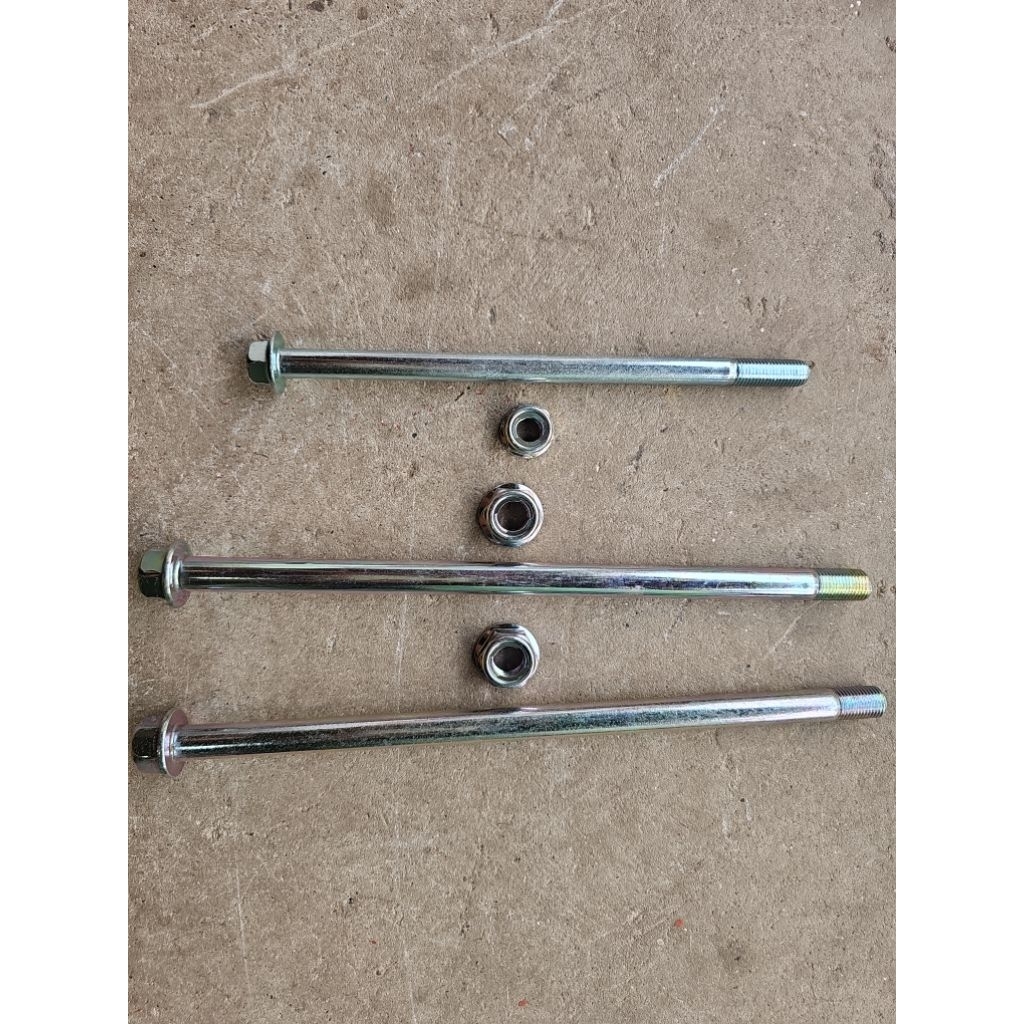 bộ trục cốt jupiter hàng có tôi nhiệt  dùng do xe yaa trước m10x185 sau m12x245 càng m12x252 ecu khóa