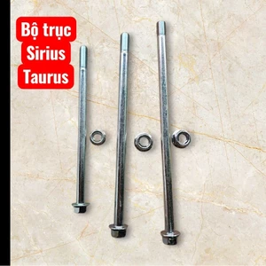 bộ trục cốt trục sirius taurus dùng do xe yaa trước m10x185 sau m12x225 càng m12x252 ecu khóa