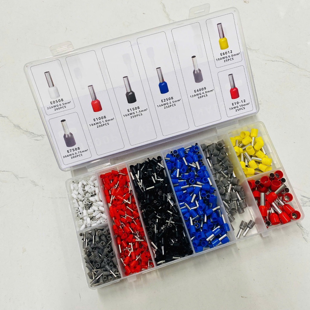 BỘ 1200 ĐẦU COS BỌC NHỰA – ĐẦU COS CHAERA NHIỀU KÍCH THƯỚC – TIỆN DỤNG CHO THỢ ĐIỆN