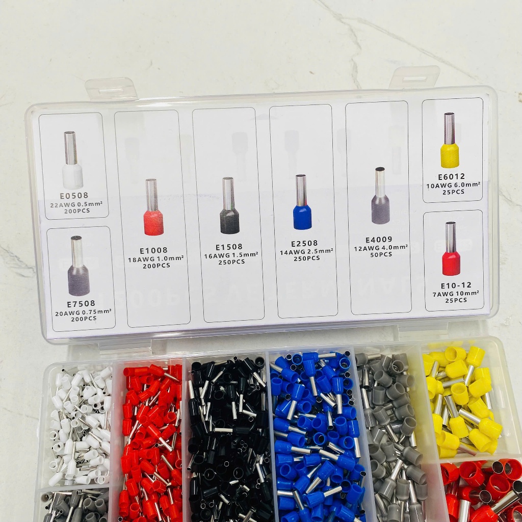 BỘ 1200 ĐẦU COS BỌC NHỰA – ĐẦU COS CHAERA NHIỀU KÍCH THƯỚC – TIỆN DỤNG CHO THỢ ĐIỆN