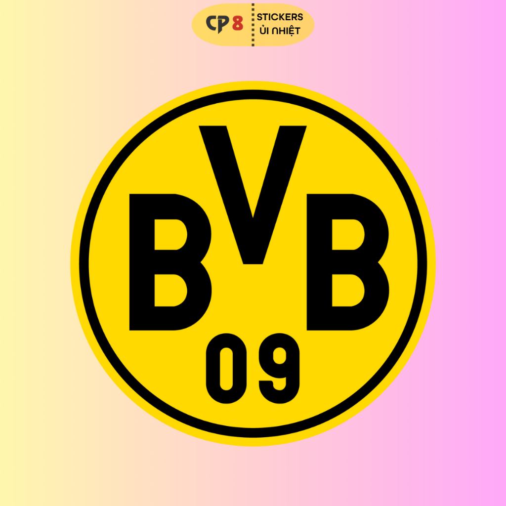 Bộ Hình In, Ủi Nhiệt Sticker Các CLB Bóng Đá Bundesliga 01 - CP8 PET Sticker
