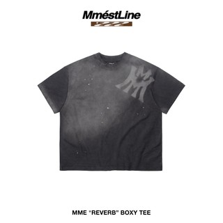 Áo thun wash MMESTLINE "REVERB" form Big Boxy lụa vải Premium Cotton