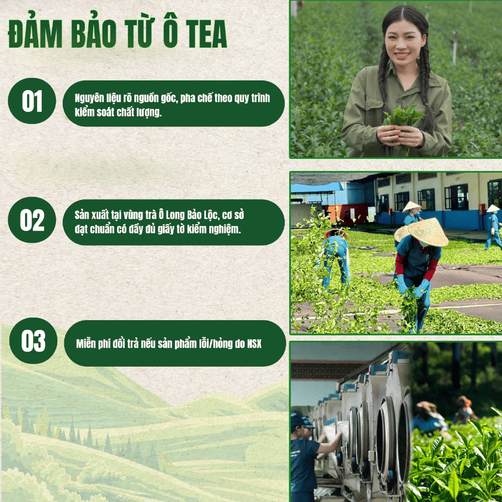 Trà Sữa Tự Pha Tiện Lợi Thương Hiệu OTea, Hương Vị 3 Miền Chuẩn Vị Quán Trọng Lượng 40G