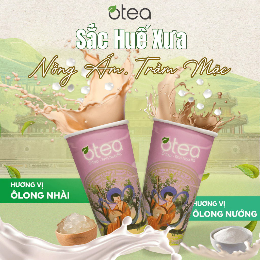 Trà Sữa Tự Pha Tiện Lợi Thương Hiệu OTea, Hương Vị 3 Miền Chuẩn Vị Quán Trọng Lượng 40G