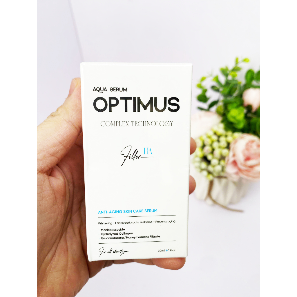 Serum Dưỡng Da Aqua Serum Optimus Thanh Mộc Hương, Dưỡng Trắng, Căng Bóng, Mờ Thâm Nám, Lọ 30 ml
