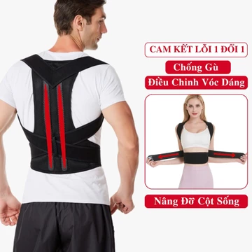 Đai Chống Gù Lưng Nam Nữ Andogo. Đai Lưng Định Hình Cột Sống Chống Gù Nam Nữ