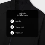 Áo Khoác Gió Nam KRIK Form Bomber Chất Liệu Polyester Thiết Kế Bo Chun Giữ Ấm Tốt AK5186 — ảnh 6
