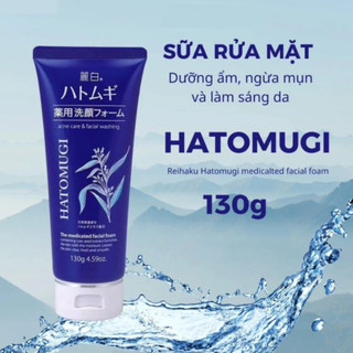 Sữa Rửa Mặt Hatomugi Ý Dĩ Ngừa Mụn The Medicated Facial Foam 130g