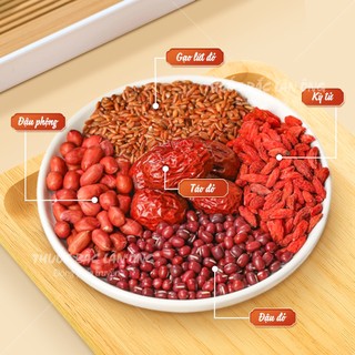 Cháo ngũ hồng, cháo 5 đỏ bổ máu, ngũ cốc dưỡng nhan, giúp ấm cơ thể, tốt cho sức khoẻ - Lãn Ông