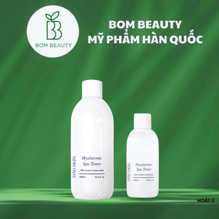 Nước hoa hồng Toner Badskin Hyaluronic Spa Toner (date 7/2028)