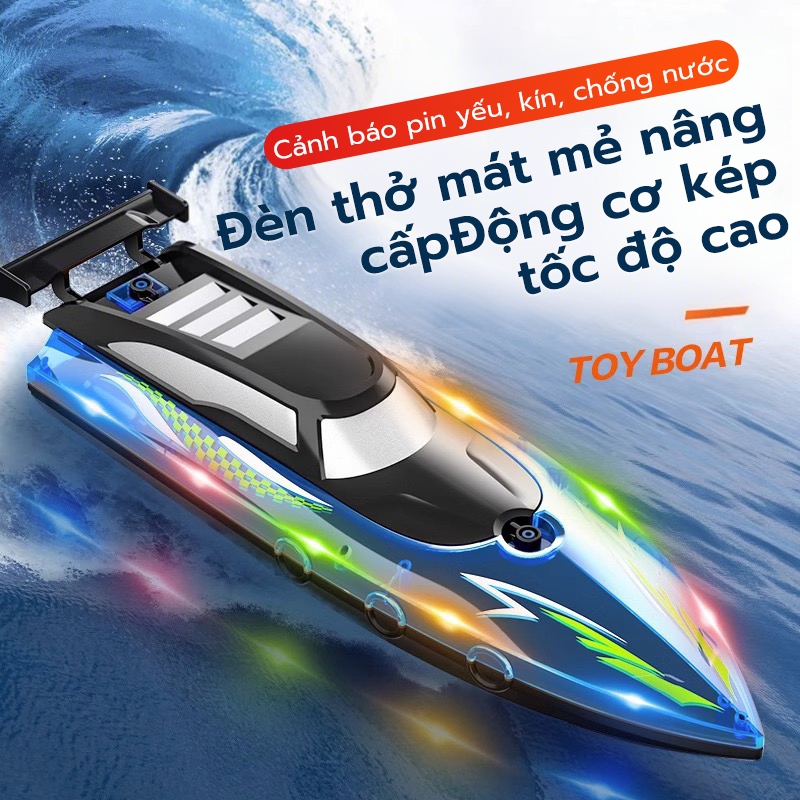 Thuyền điều khiển từ xa, thuyền điều khiển từ xa tốc độ cao, tàu cao tốc điều khiển từ xa, đồ chơi dưới nước
