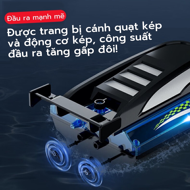 Thuyền điều khiển từ xa, thuyền điều khiển từ xa tốc độ cao, tàu cao tốc điều khiển từ xa, đồ chơi dưới nước