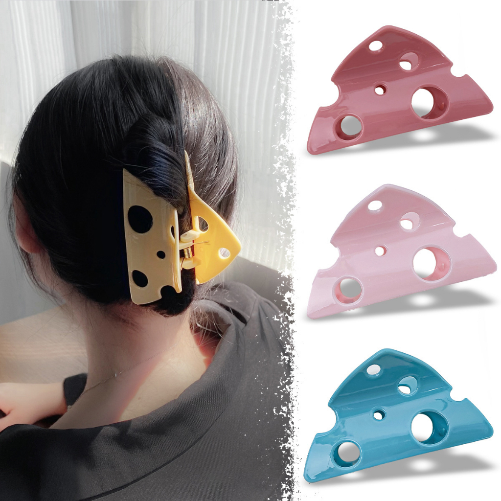 Kẹp Tóc Miếng Phô Mai Dễ Thương Xinh Xắn Phụ Kiện Tóc Empoli