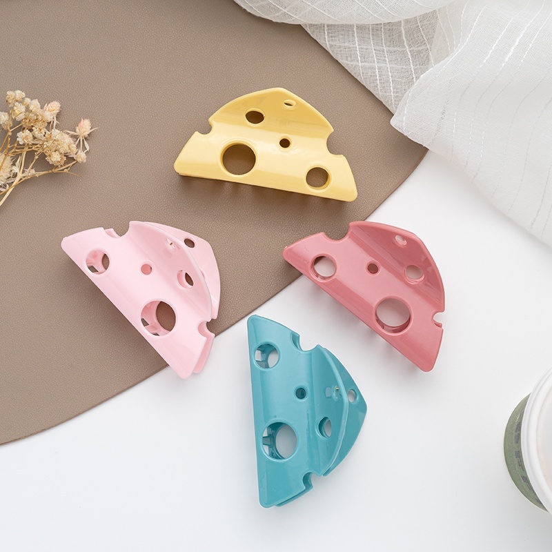 Kẹp Tóc Miếng Phô Mai Dễ Thương Xinh Xắn Phụ Kiện Tóc Empoli