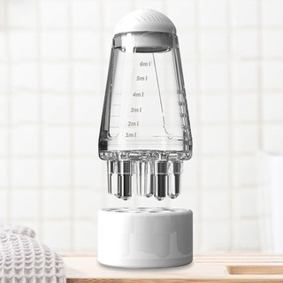 Dụng Cụ Massage Dưỡng Da Đầu - LƯỢC LĂN TINH DẦU DƯỠNG TÓC (DT02) Có Mức Chia Vạch Dung Tích Tiện Lợi