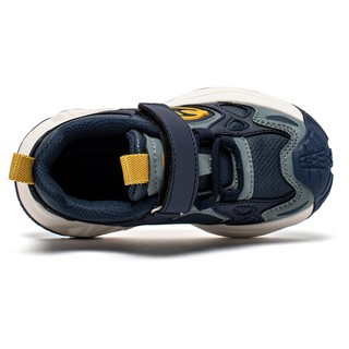Giày thể thao bé trai HOBIBEAR EK1071 Navy khóa dán có đế EVA mềm mại và TPR chống trượt