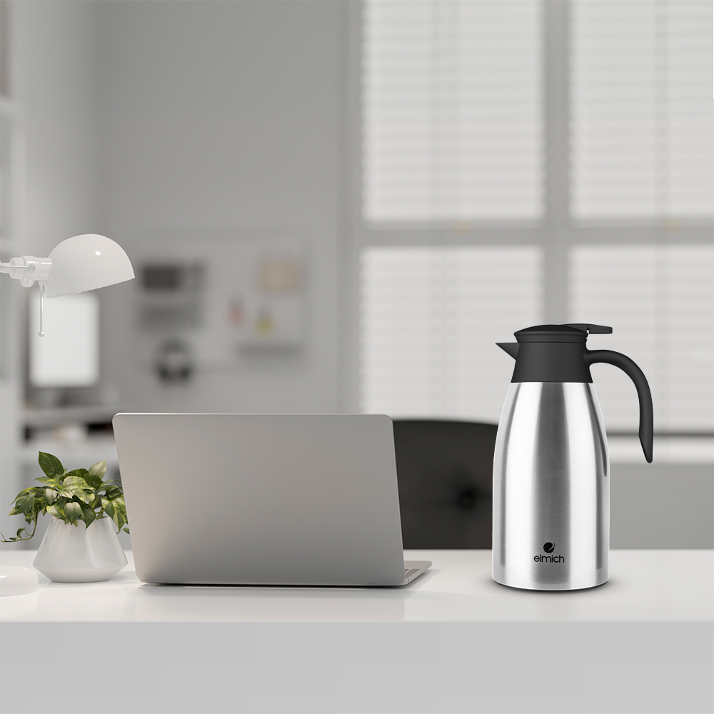 Bình Giữ Nhiệt 2L Elmich EL-8338/8341 Inox 304 Cao Cấp Giữ Nóng Lạnh 12H An Toàn Dùng Gia Đình
