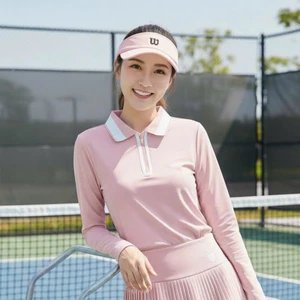 Áo thể thao nữ, Áo cổ khóa chơi Golf , Tennis, Pickleball, cầu lông....QC cao cấp