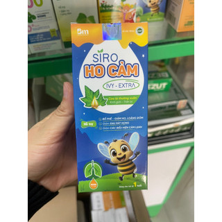 [CHÍNH HÃNG] Siro ho cảm IVy - Extra hỗ trợ bổ phế, giảm ho, loãng đờm, giảm đau rát họng