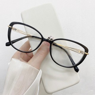 Gọng Kính Cận Mắt Mèo - Gọng Nhựa Kết Hợp Kim Loại Phong Cách Hàn Quốc Chống Bụi Ms Tr 23130
