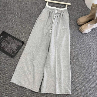 Quần xuông cạp trắng in chữ kí dành cho nữ